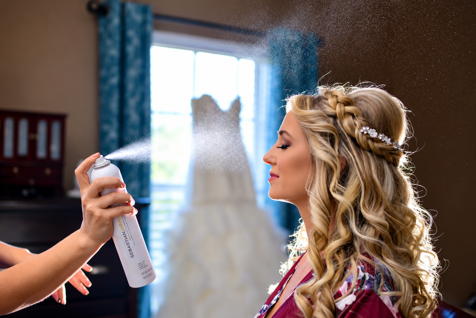 Wedding couple portrait